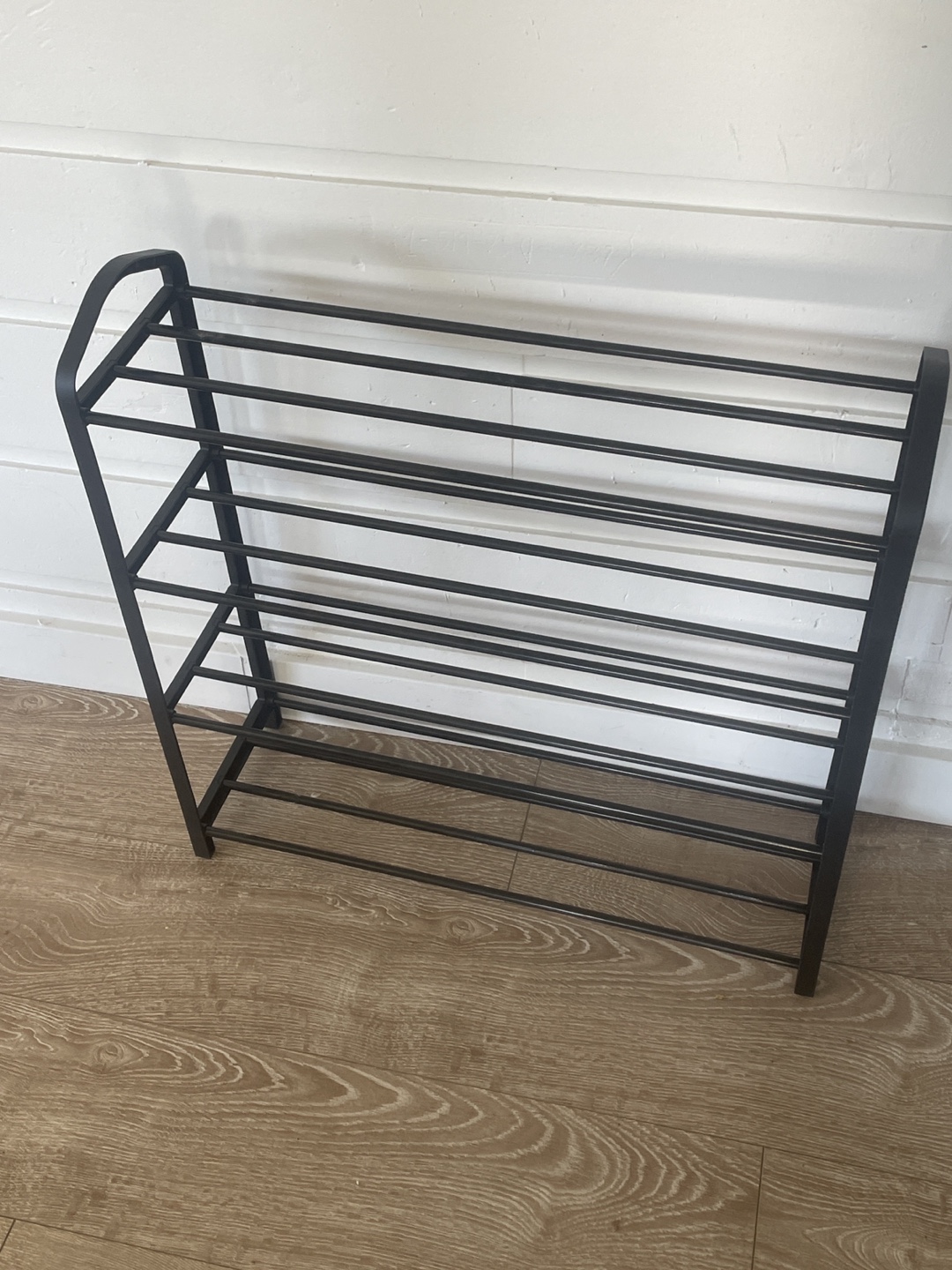 Black Metal Shoe Rack