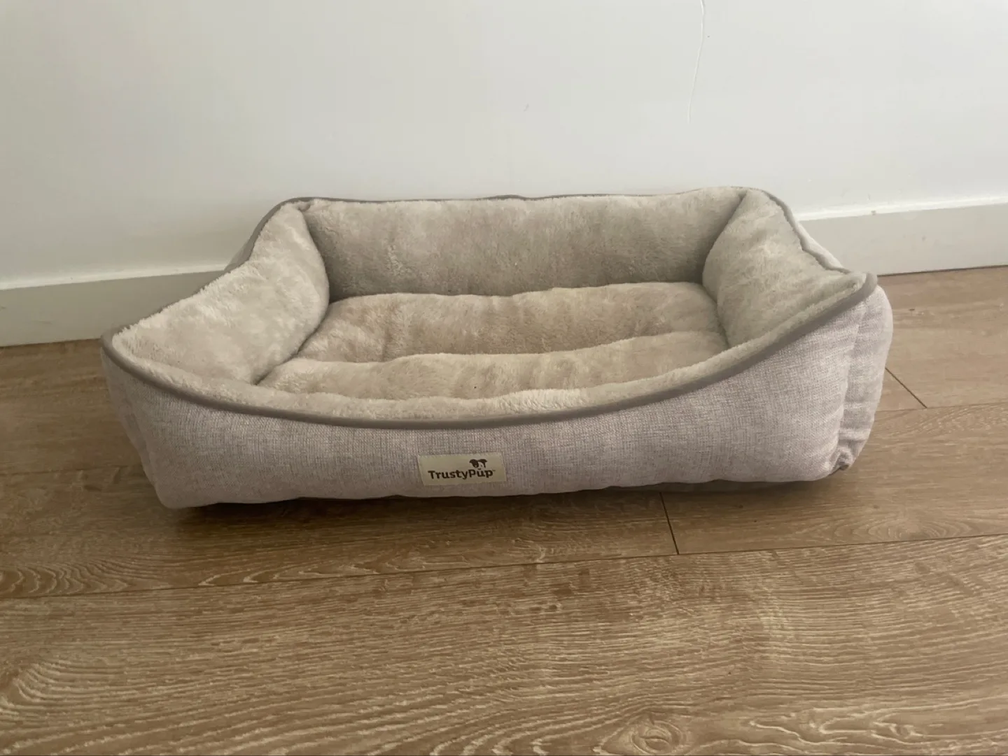 Beige and Grey Pet Bed thumbnail