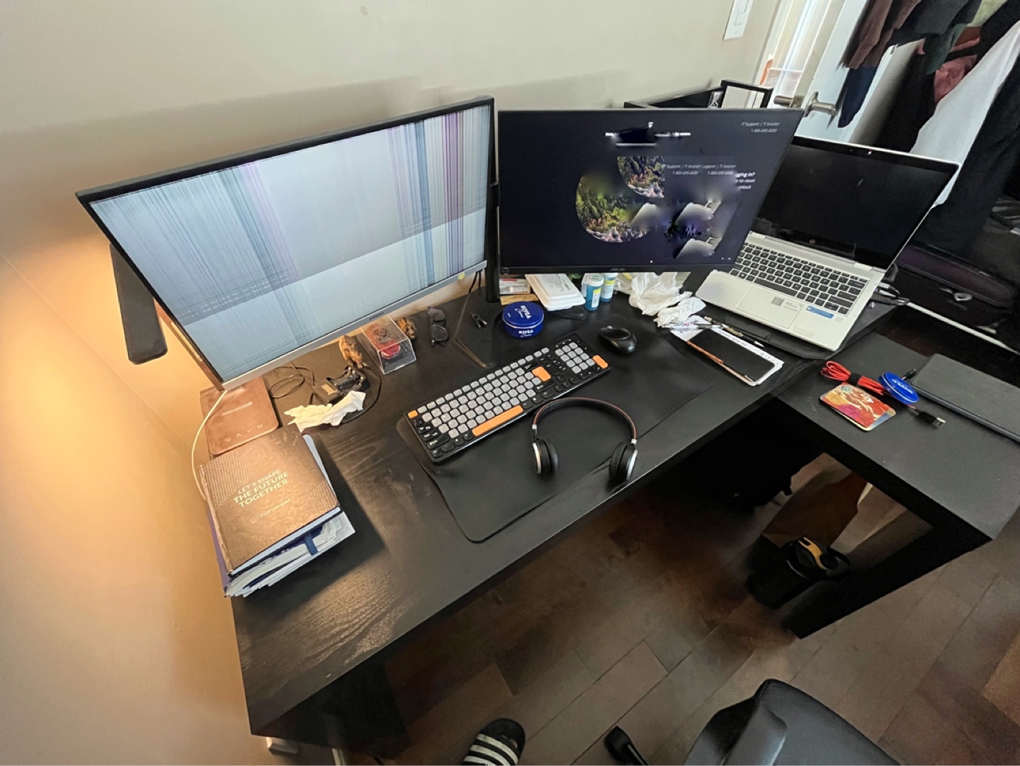 Corner Computer Desk - Black