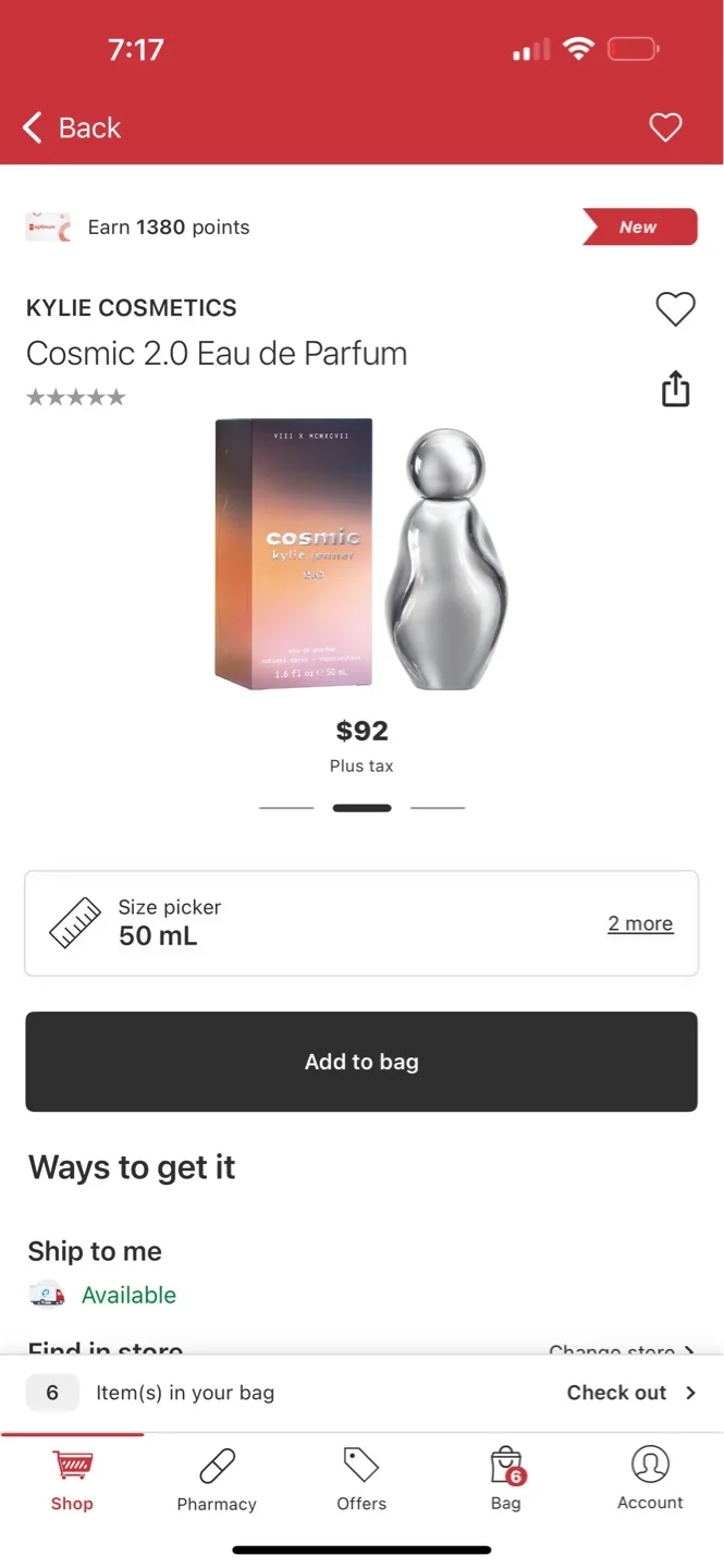 Kylie Cosmetics Cosmic 2.0 Eau de Parfum - 50ml image indicator(2)