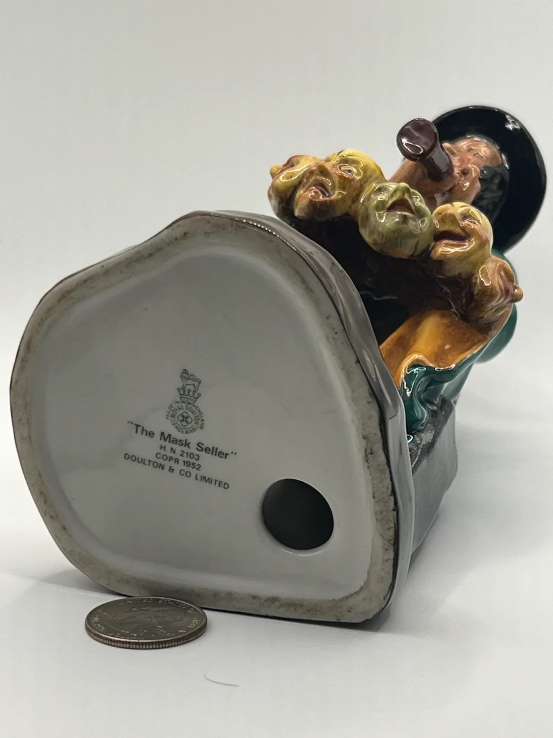 Vintage Royal Doulton Figurine - The Mask Seller image indicator(6)