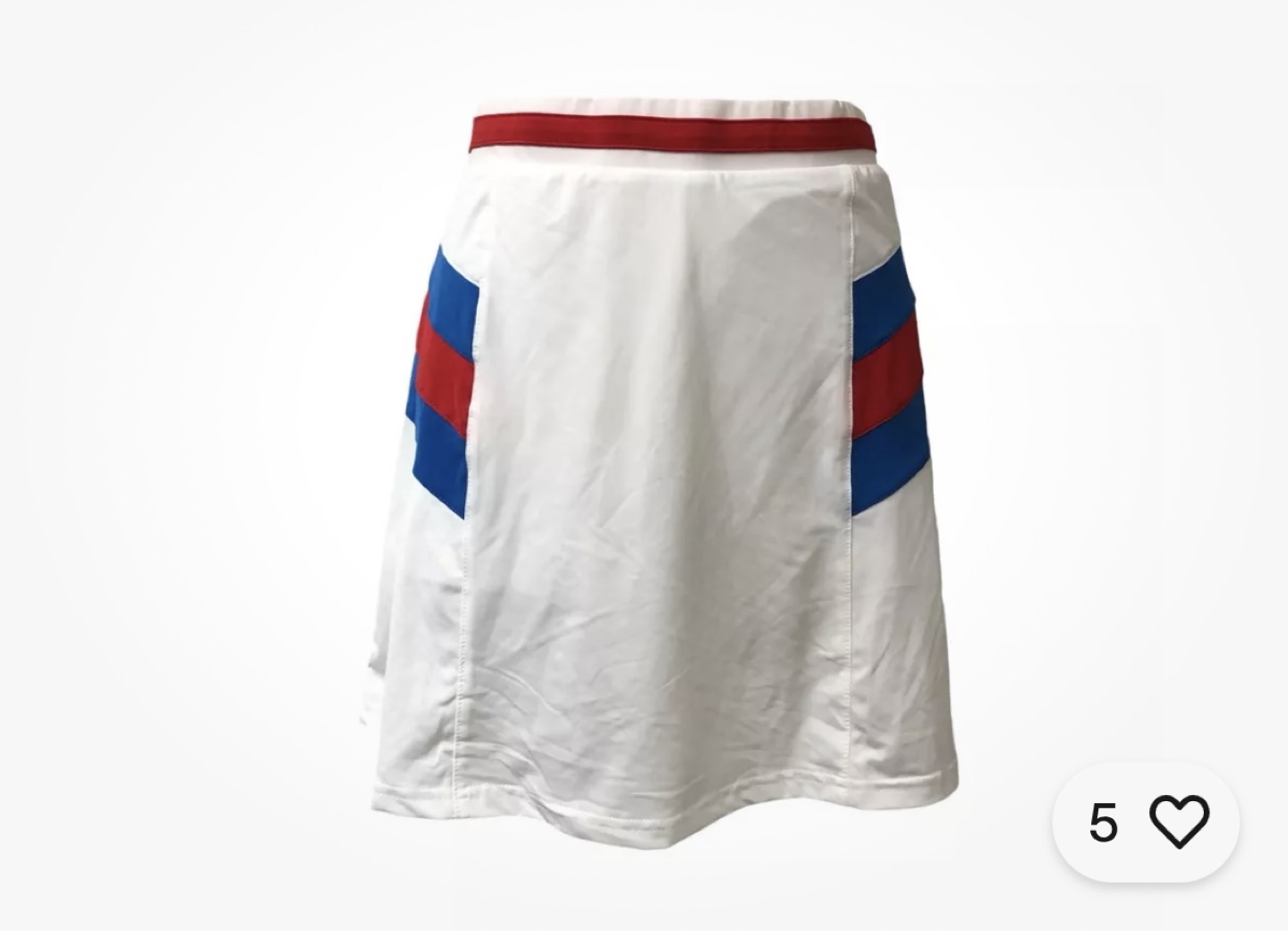 BOAST Tennis Skort White Red Blue Size S - photo 2