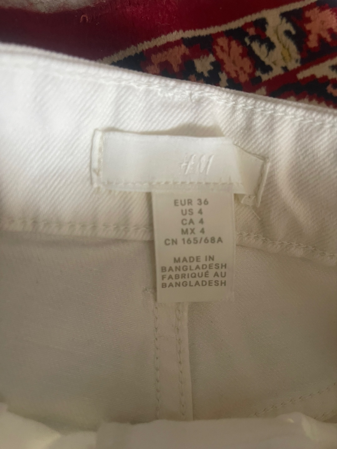 💚 H&M White Wide Leg Jeans - Size 4 - photo 2