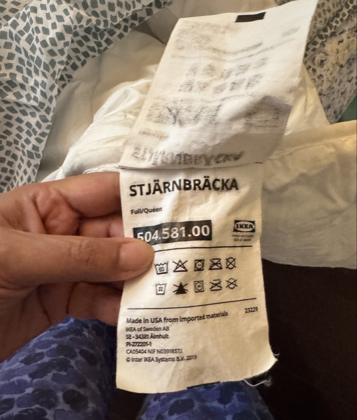 IKEA STJÄRNBRÄCKA Full/Queen Blanket - photo 2