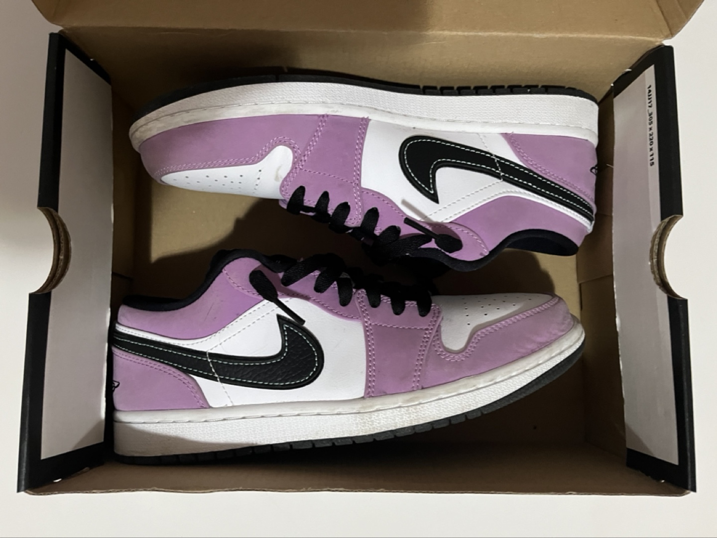 Air Jordan 1 Mid SE Purple/Black Size 8