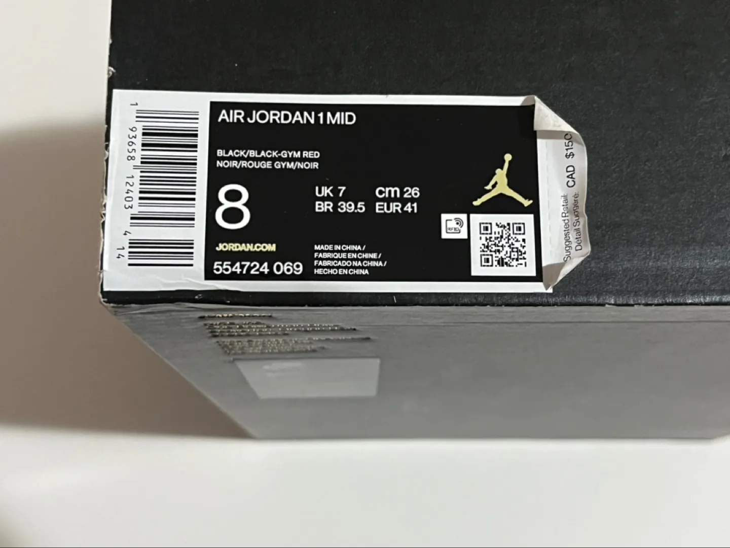 Air Jordan 1 Mid SE Purple/Black Size 8 image indicator(3)
