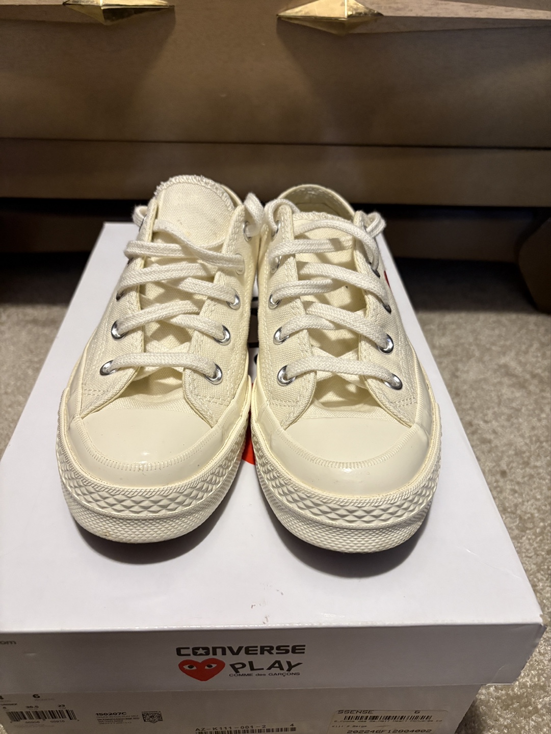 Converse x CDG Play size 6 women’s - photo 2
