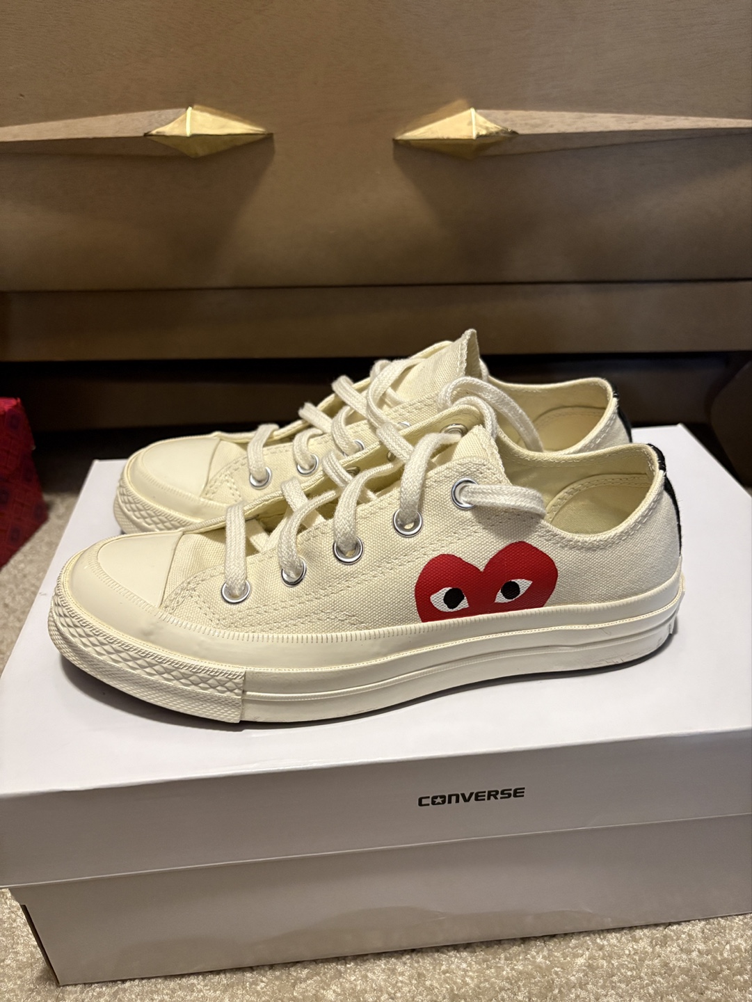 Converse x CDG Play size 6 women’s
