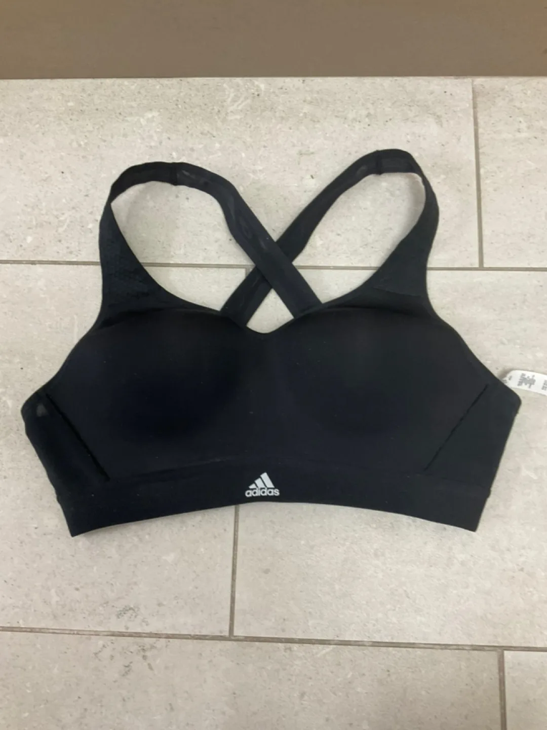 Adidas Black Sports Bra image indicator(2)