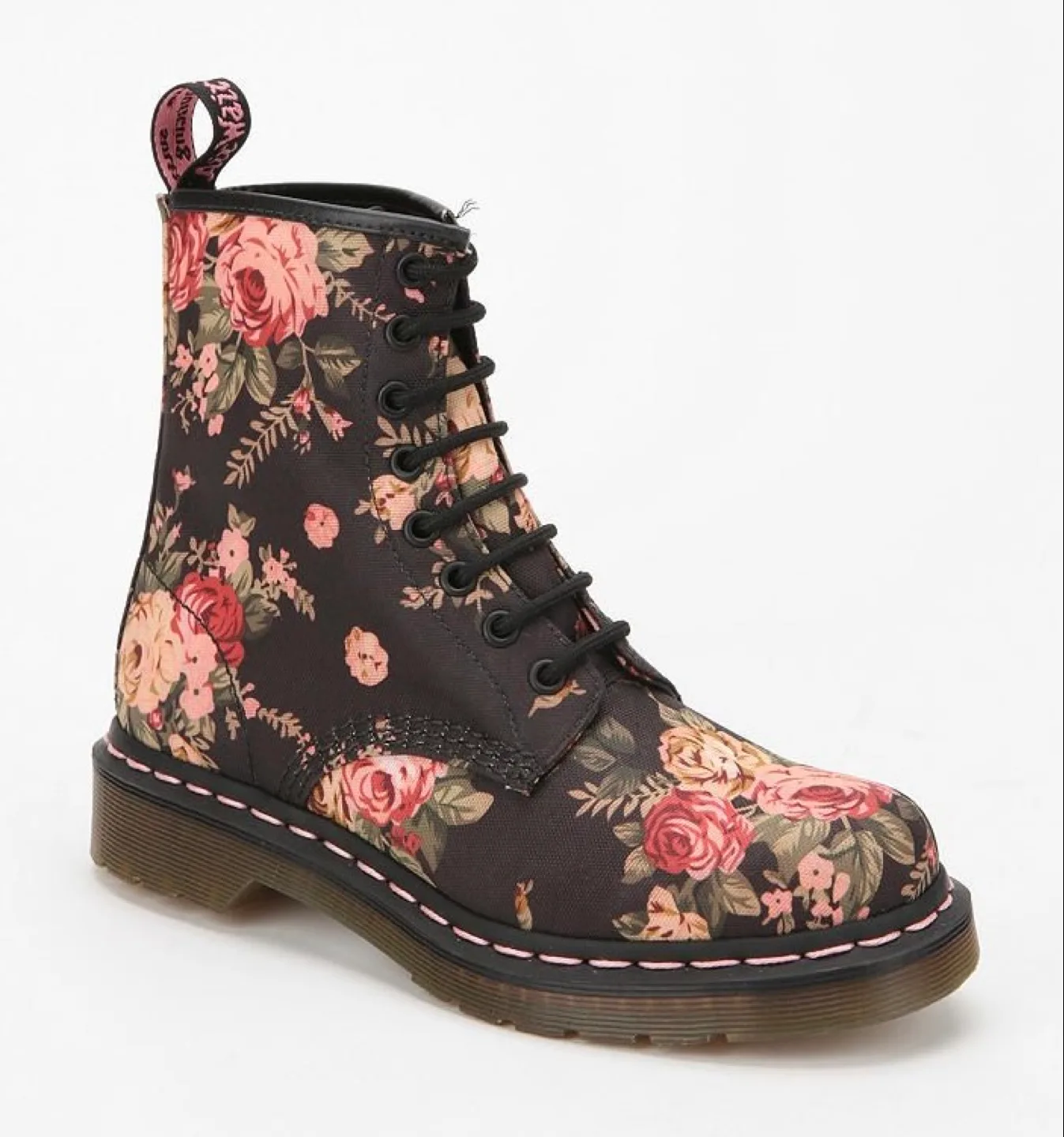 Dr. Martens 1460 Victorian Flowers Lace-Up Canvas Boots Size 7 thumbnail