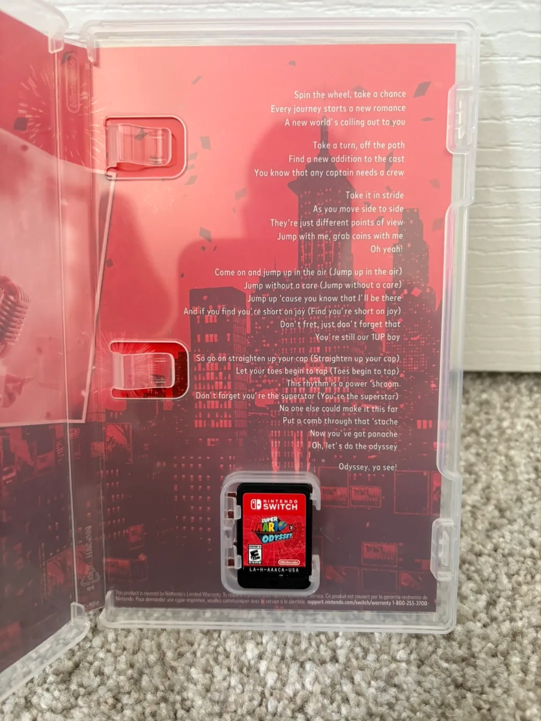 Nintendo Switch Super Mario Odyssey Game image indicator(2)