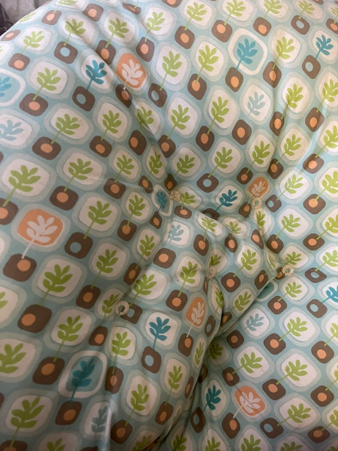 Newborn Lounger Pillow - Teal Floral image indicator(5)