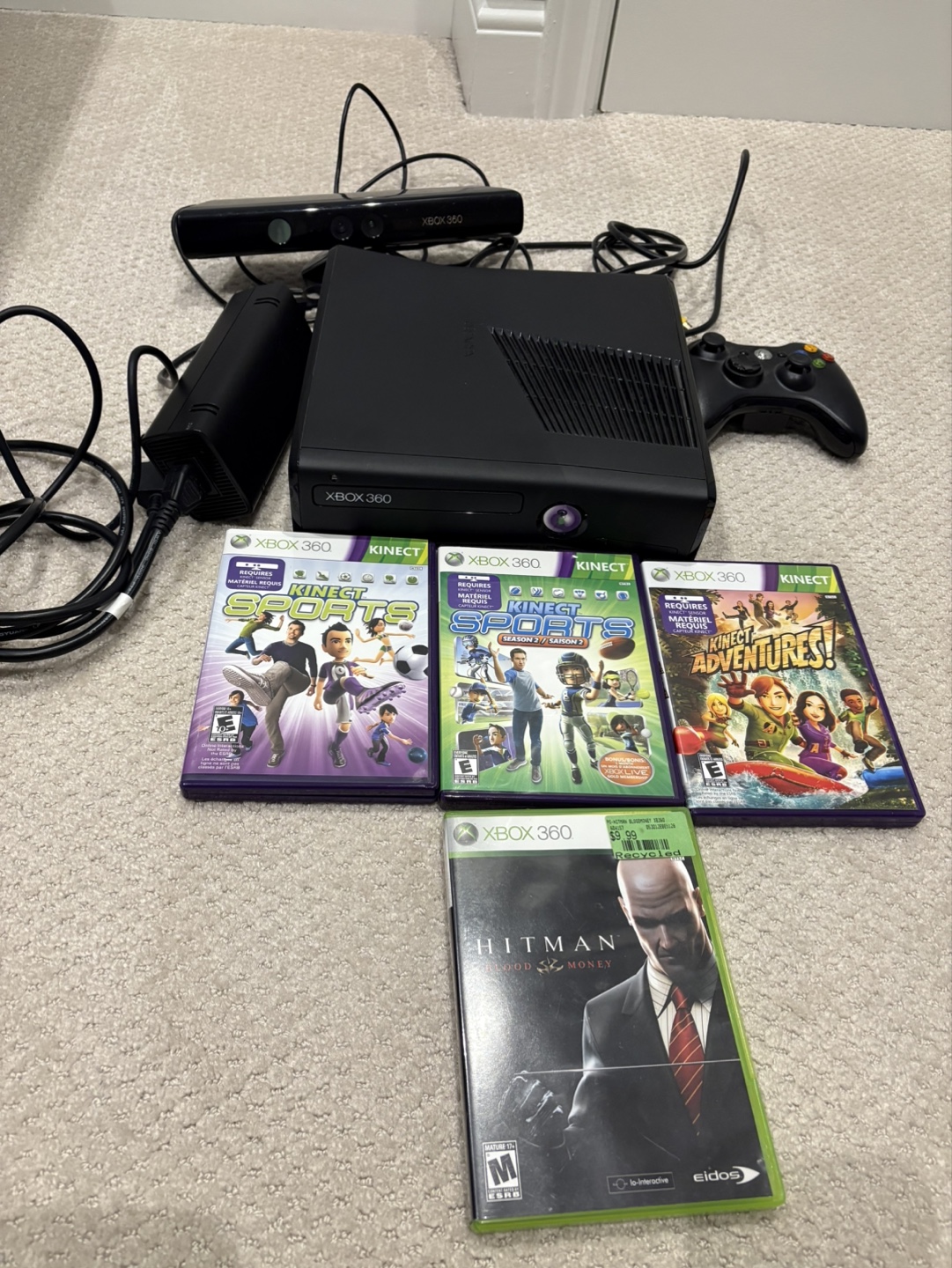 Xbox 360 Kinect Bundle with Games