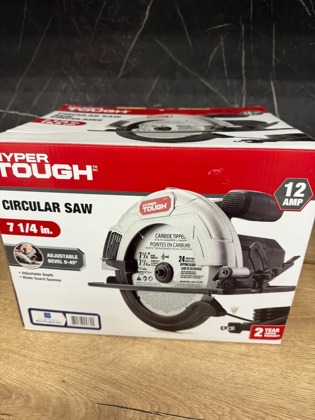 Hyper Tough 7 1/4 inch Circular Saw - 12 Amp thumbnail