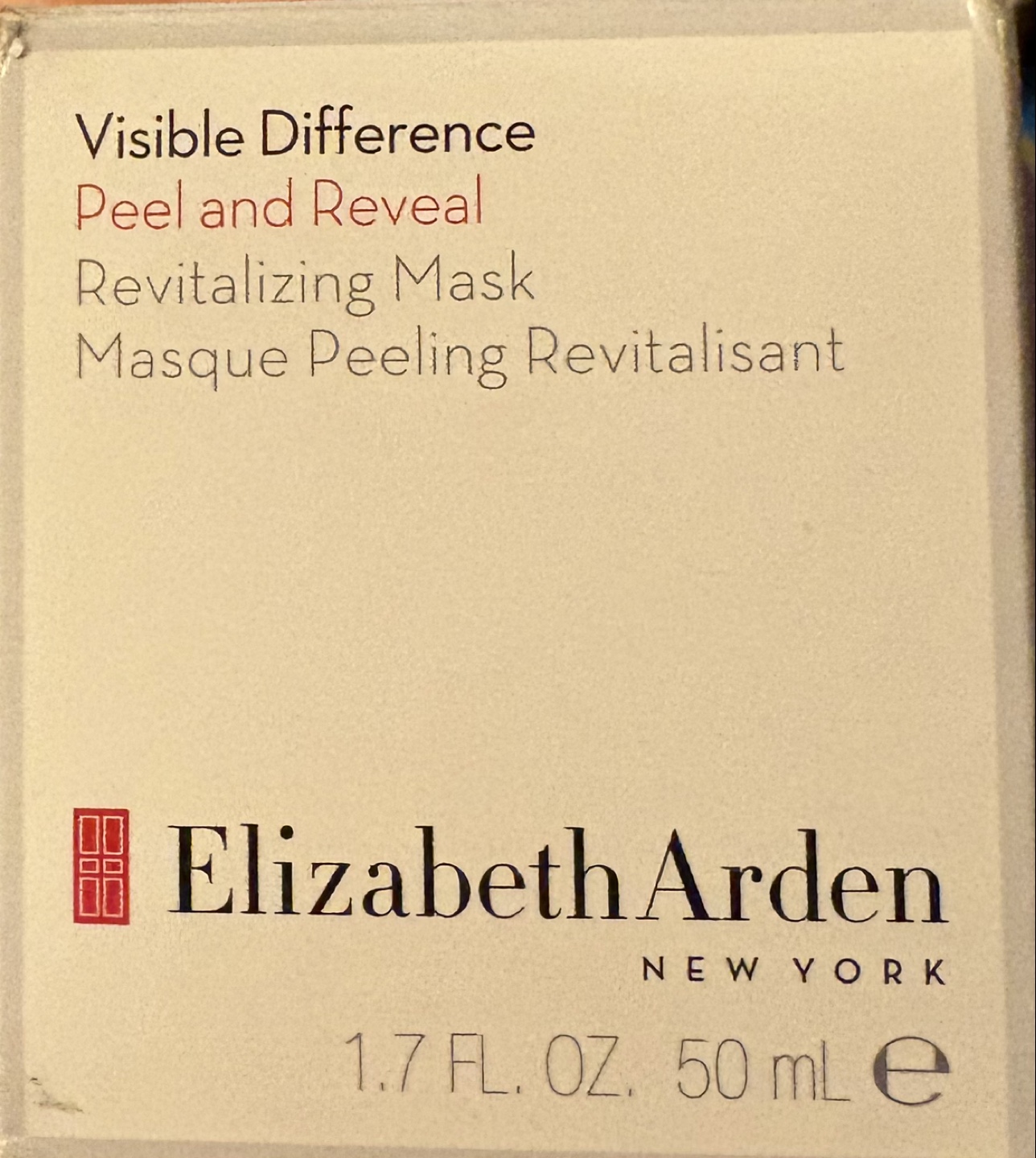 Elizabeth Arden Peel and Reveal Revitalizing Mask
