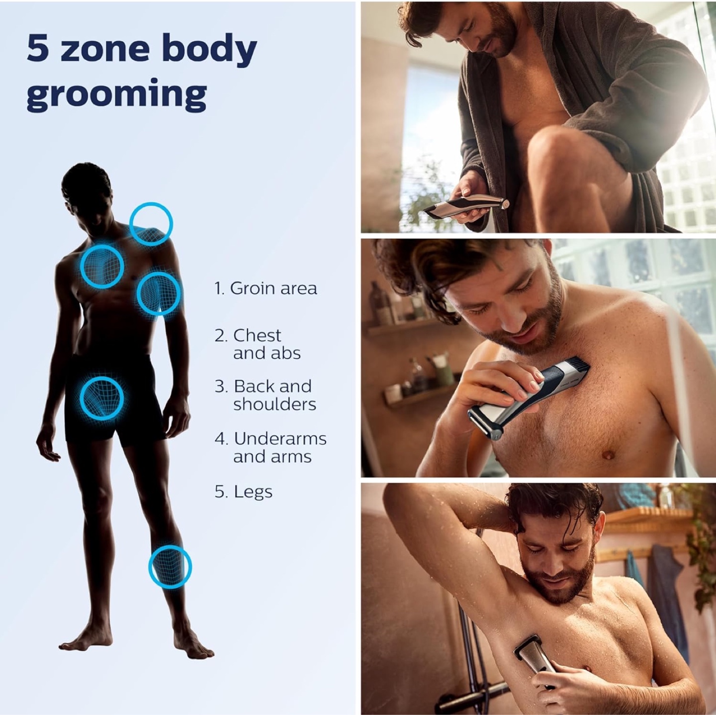 Philips Bodygroom Series 7000 BG7025/15 Body Hair Trimmer - photo 3