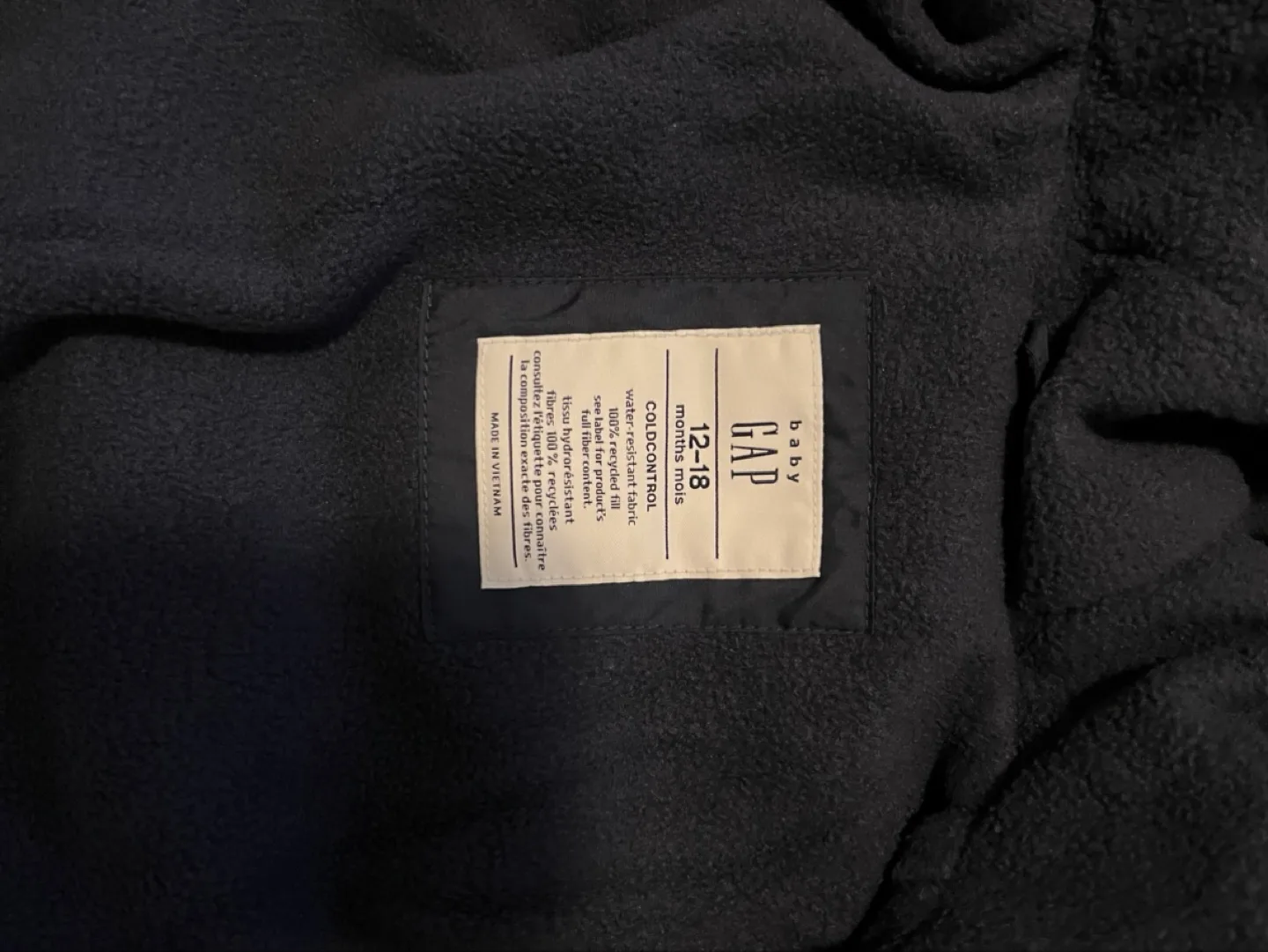 Baby Gap Puffer Jacket - 12-18 Months image indicator(3)