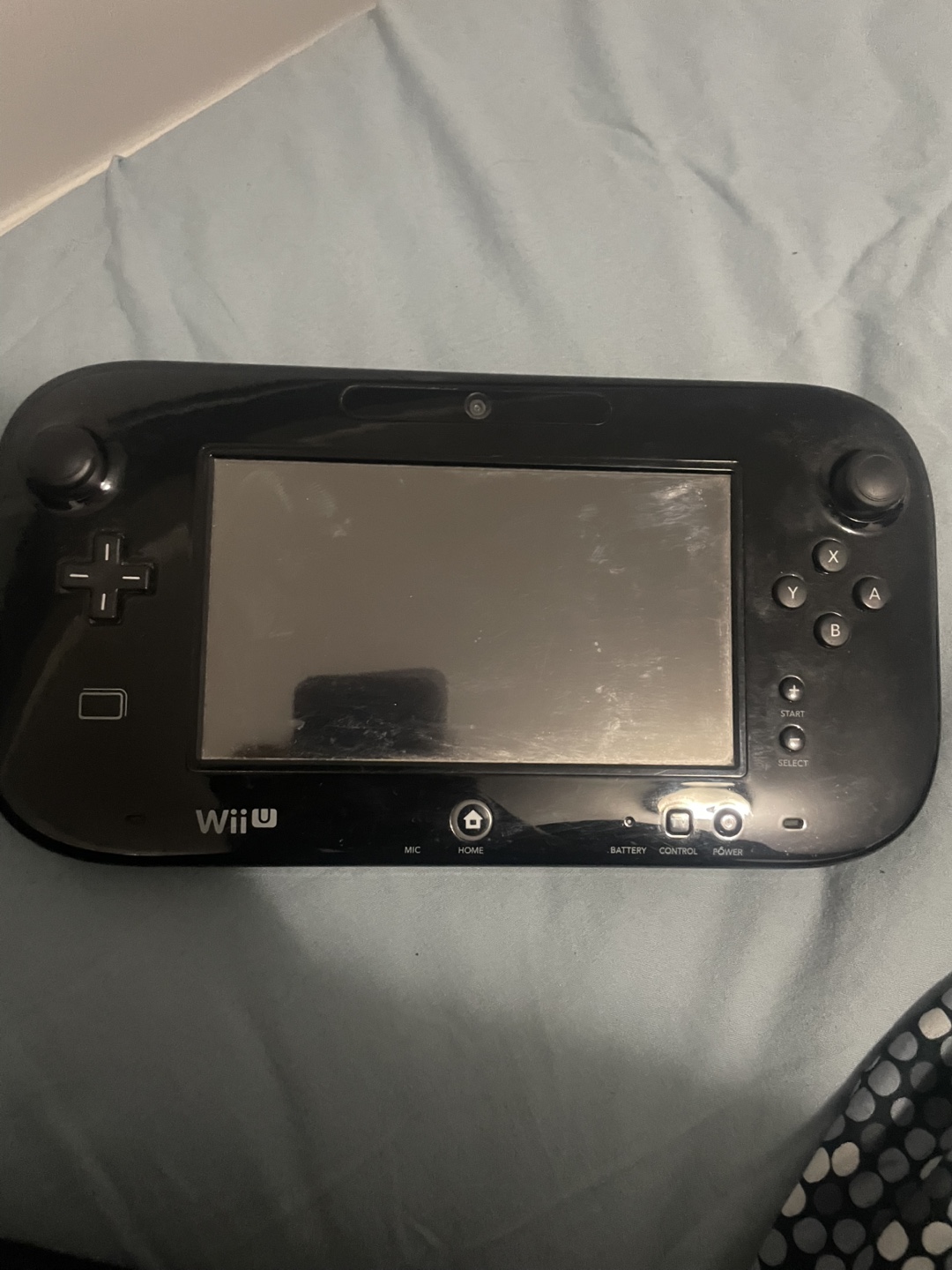 Wii U modded with gamepad,wii remote, nunchuck and sensor bar
