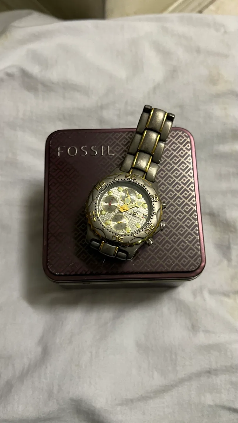 Fossil Titanium Chronograph Watch thumbnail