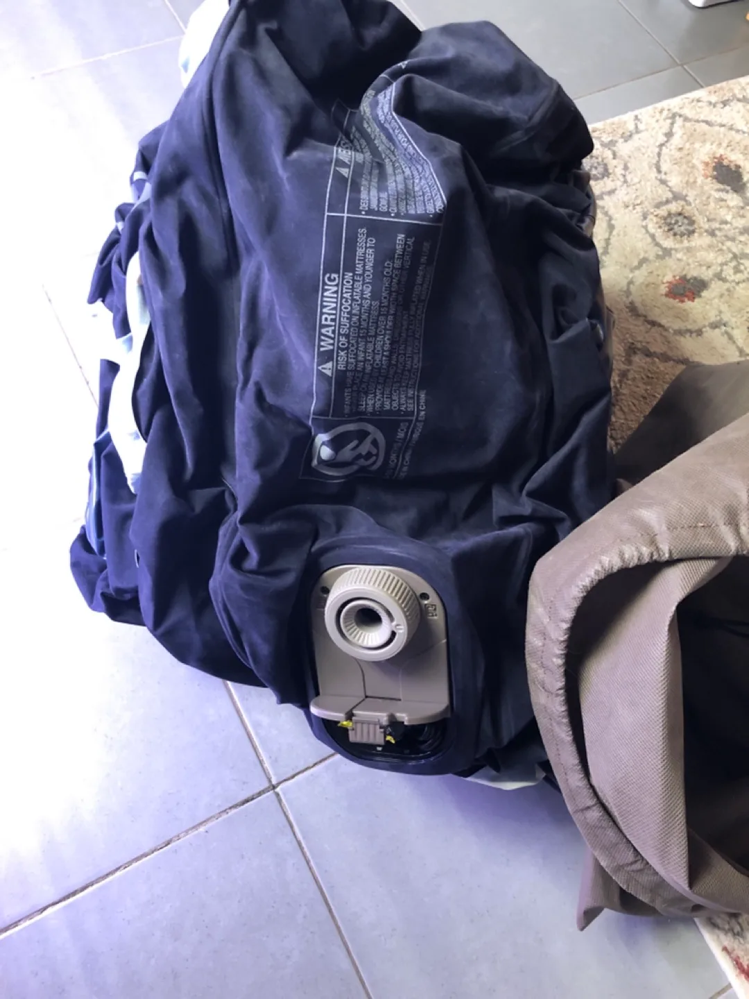 Inflatable air mattress image indicator(2)