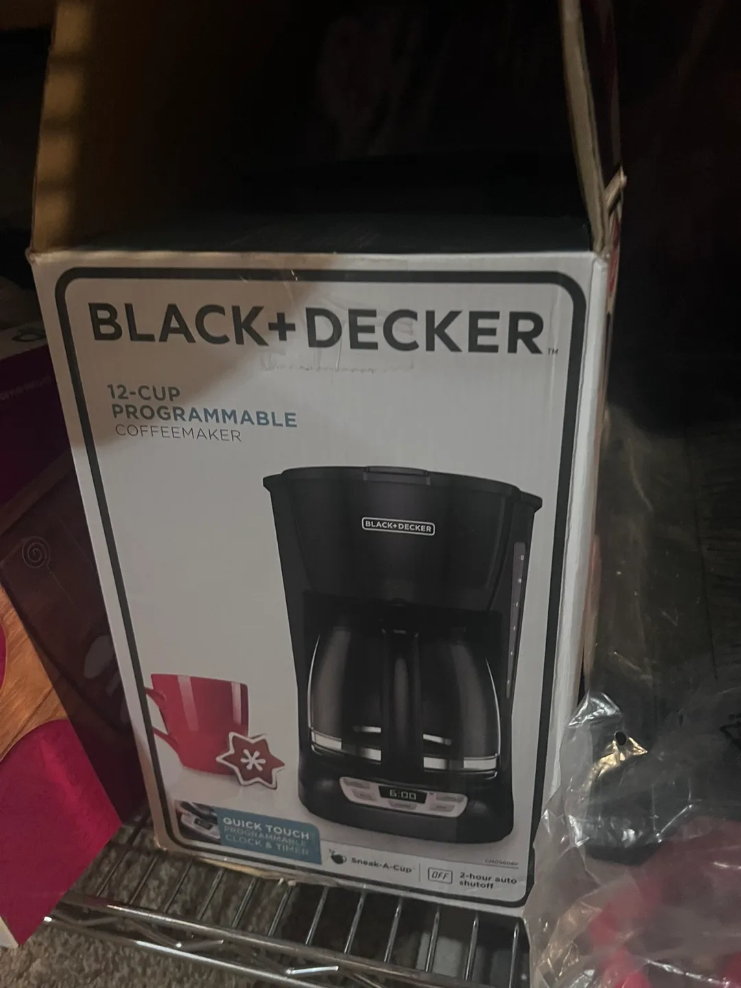 Black+Decker 12-Cup Programmable Coffee Maker - New in Box image indicator(3)