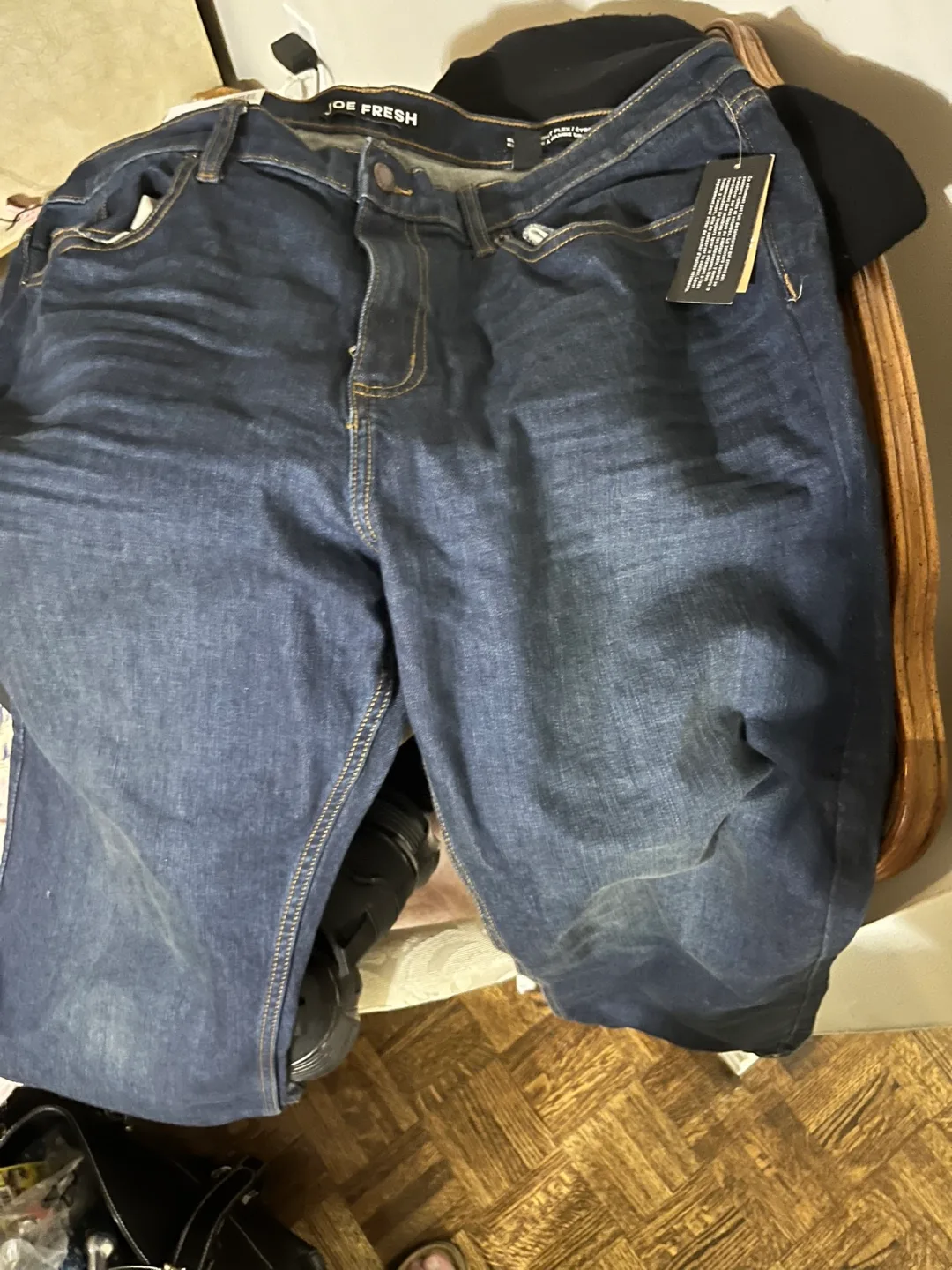 MENS Joe Fresh Slim Straight Flex Jeans - Size 38x32 thumbnail