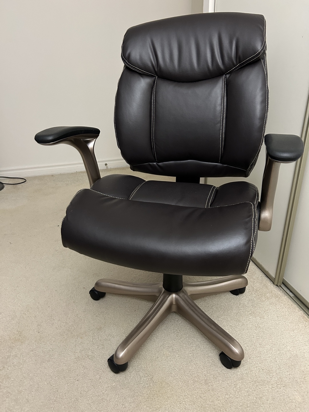 Brown Leather Office Chair