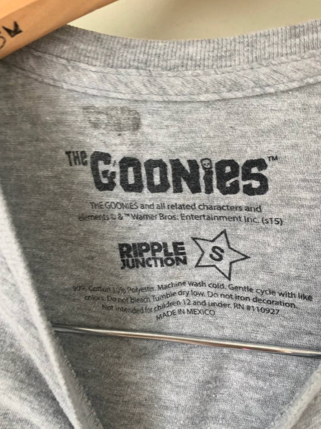 3 for $10 The Goonies Grey T-Shirt Size Small image indicator(2)
