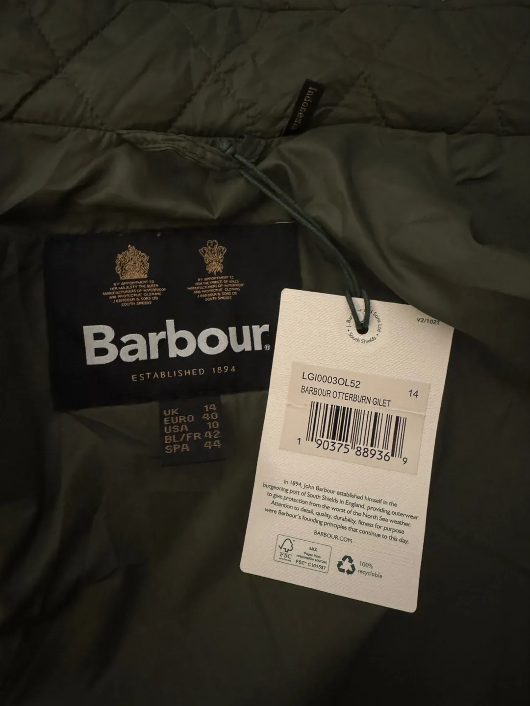 Barbour Otterburn Gilet Vest image indicator(3)