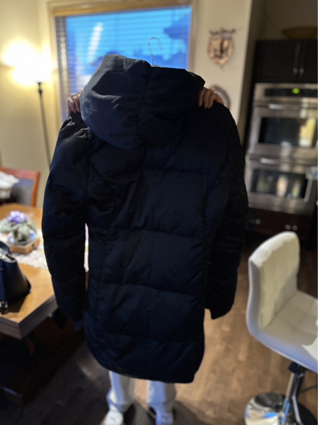 Women's Black Long Down Puffer Coat - London Fog - photo 2