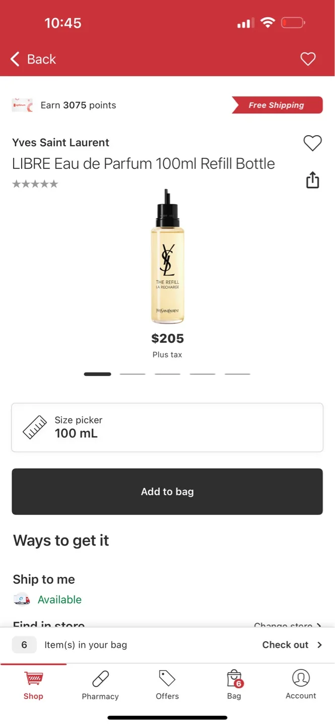 Yves Saint Laurent Libre Eau de Parfum Refill 100ml image indicator(2)