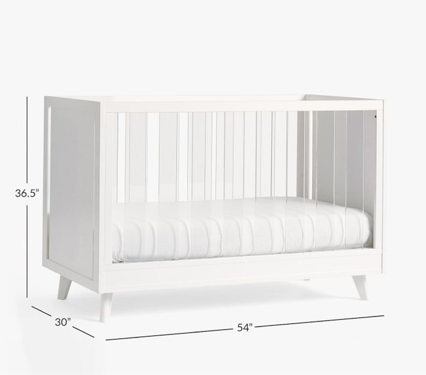 Pottery Barn Convertible Crib - White - photo 2