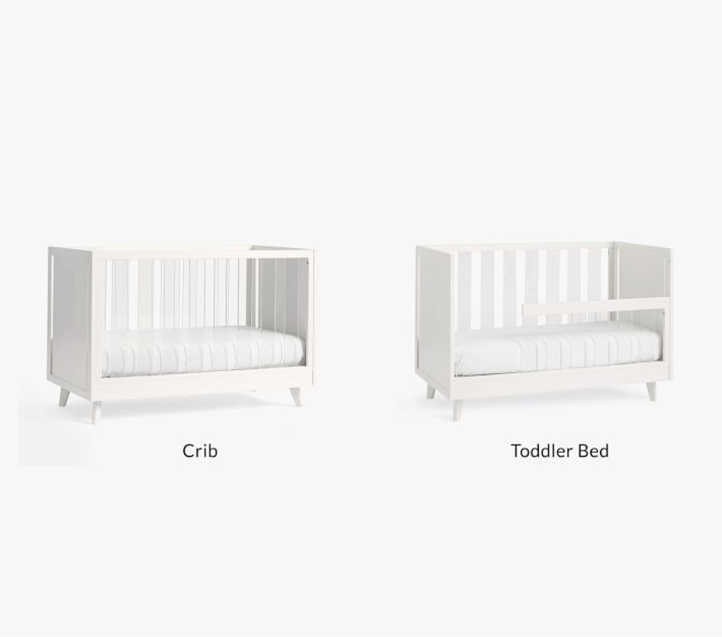 Pottery Barn Convertible Crib - White - photo 3