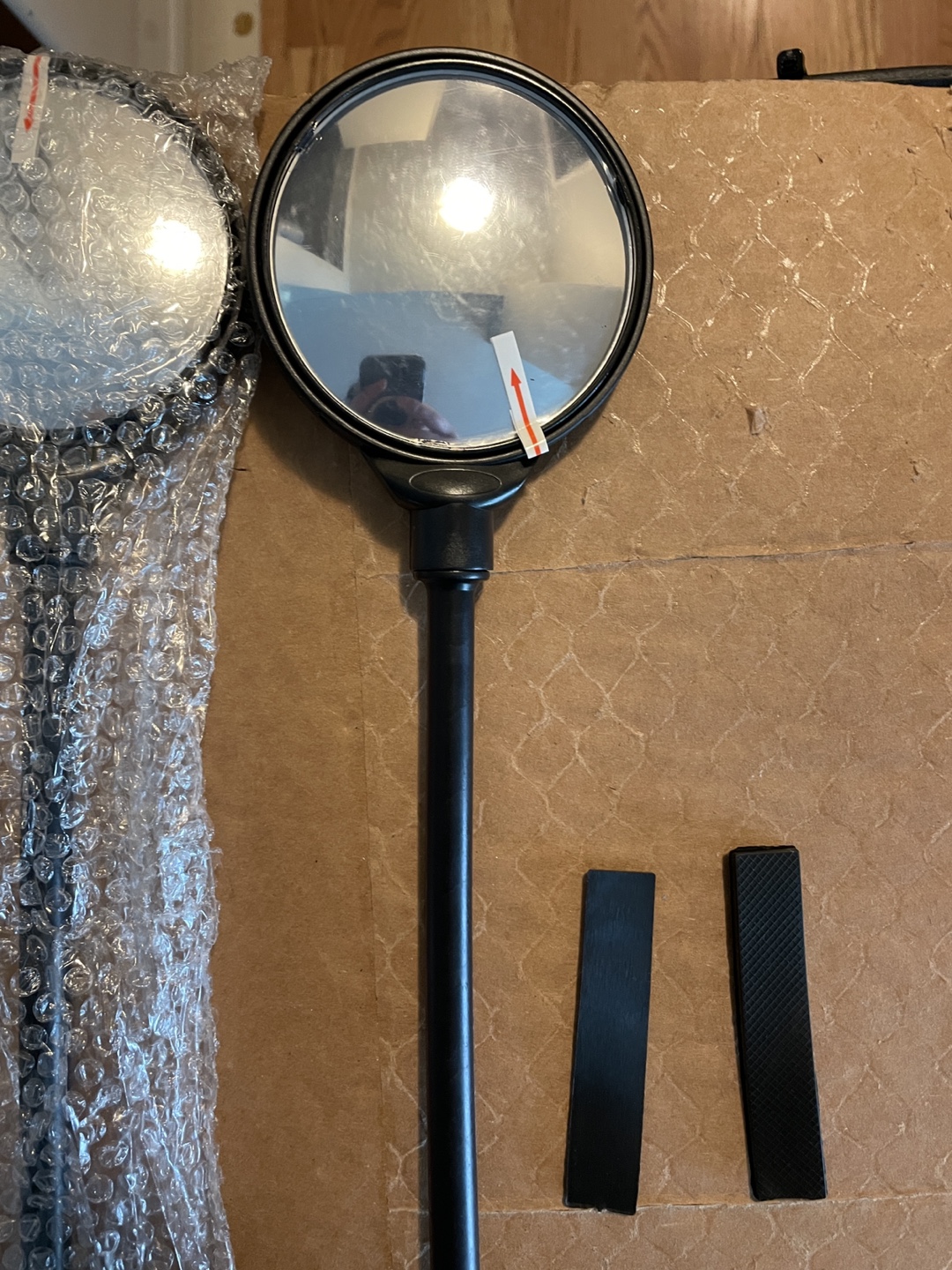 Bicycle handlebar mirror