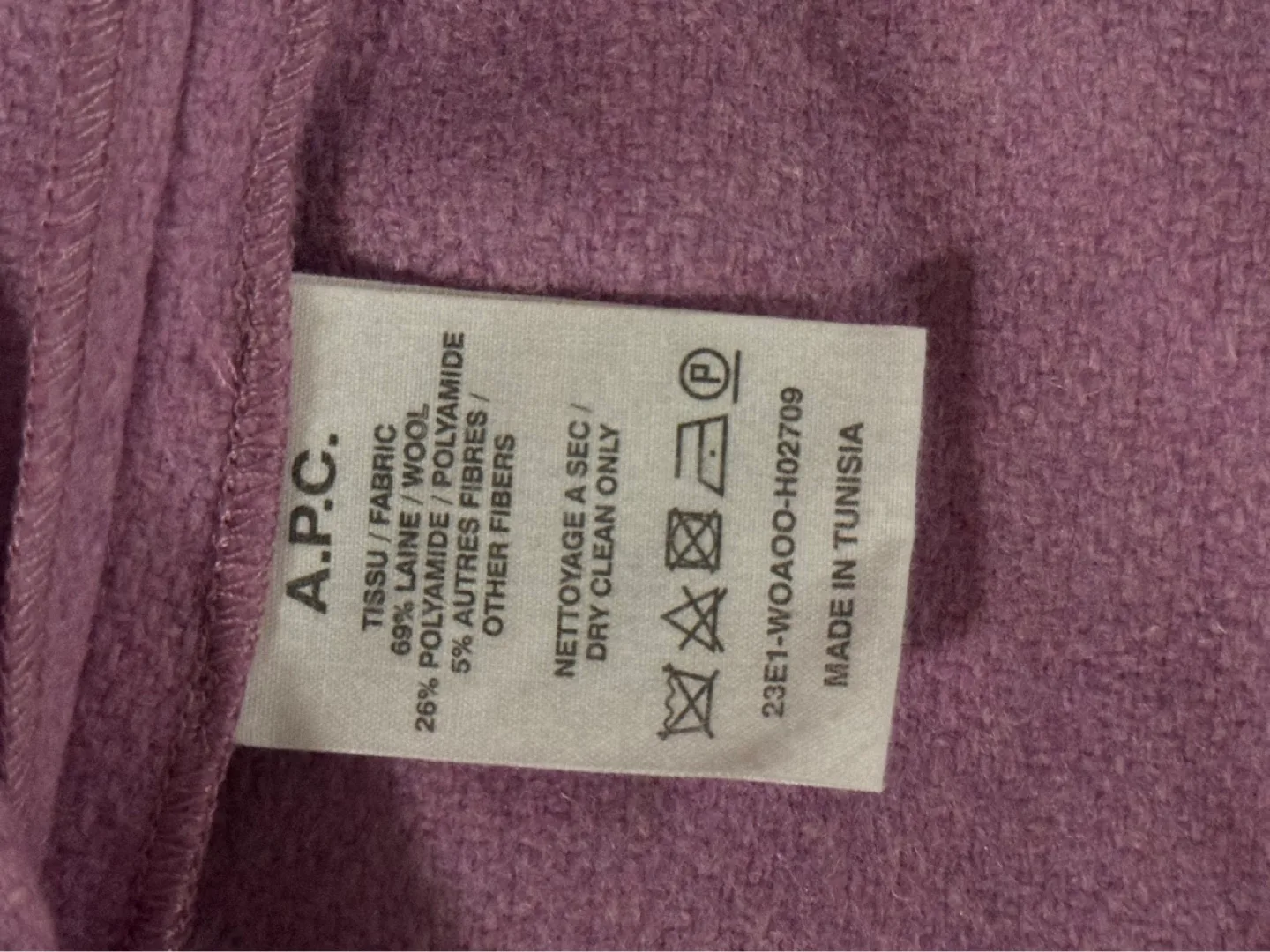 A.P.C. Wool Blend Shirt - Size L image indicator(3)