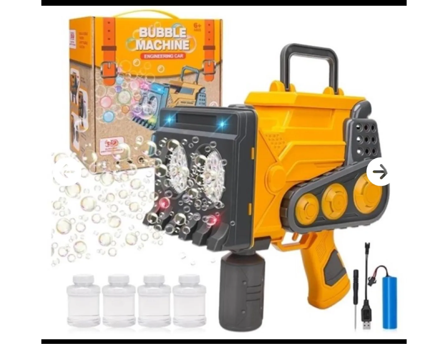 Bubble Machine Engineering Car Toy thumbnail