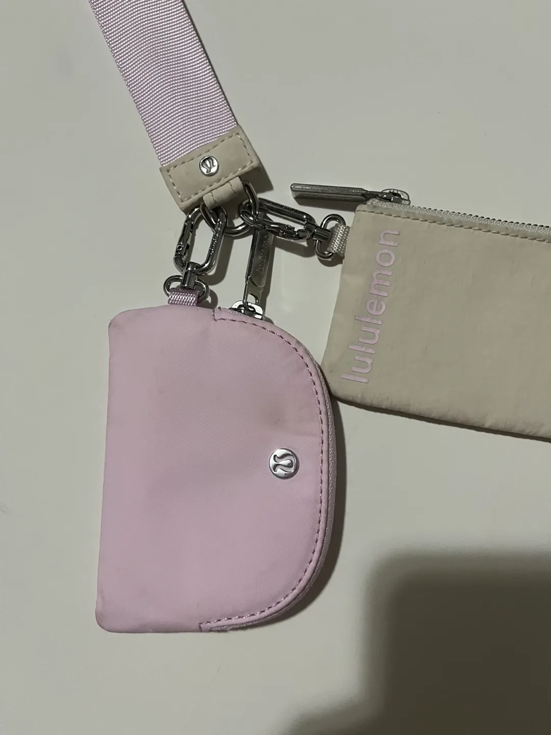 Lululemon Accessories Pouch Set with Strap - pink and white opal image indicator(2)