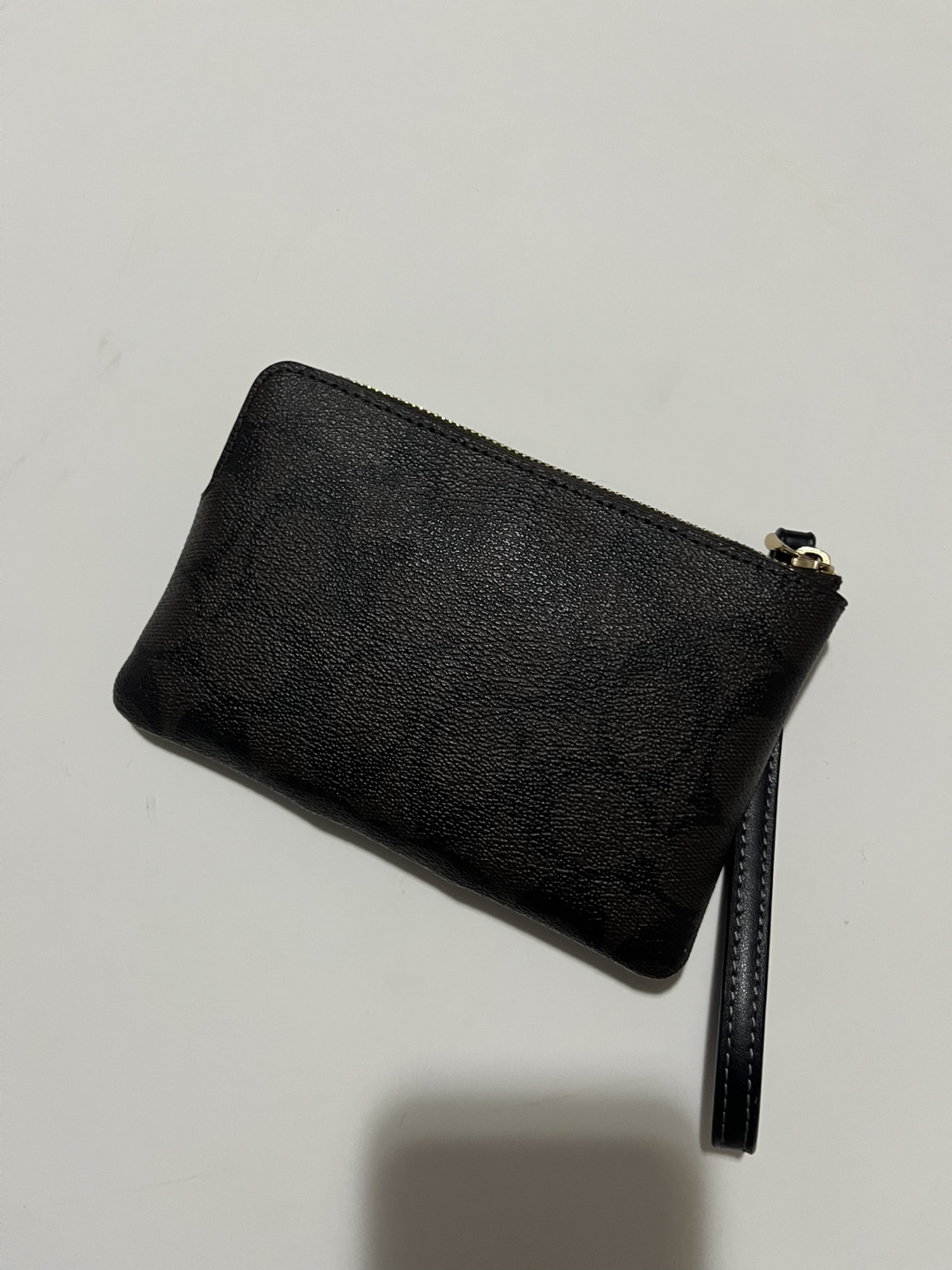 Coach wristlet wallet - signature canvas - photo 2
