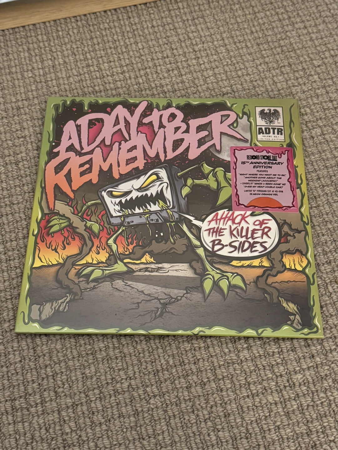 A Day To Remember Attack Of The Killer B-Sides Vinyl RSD2025