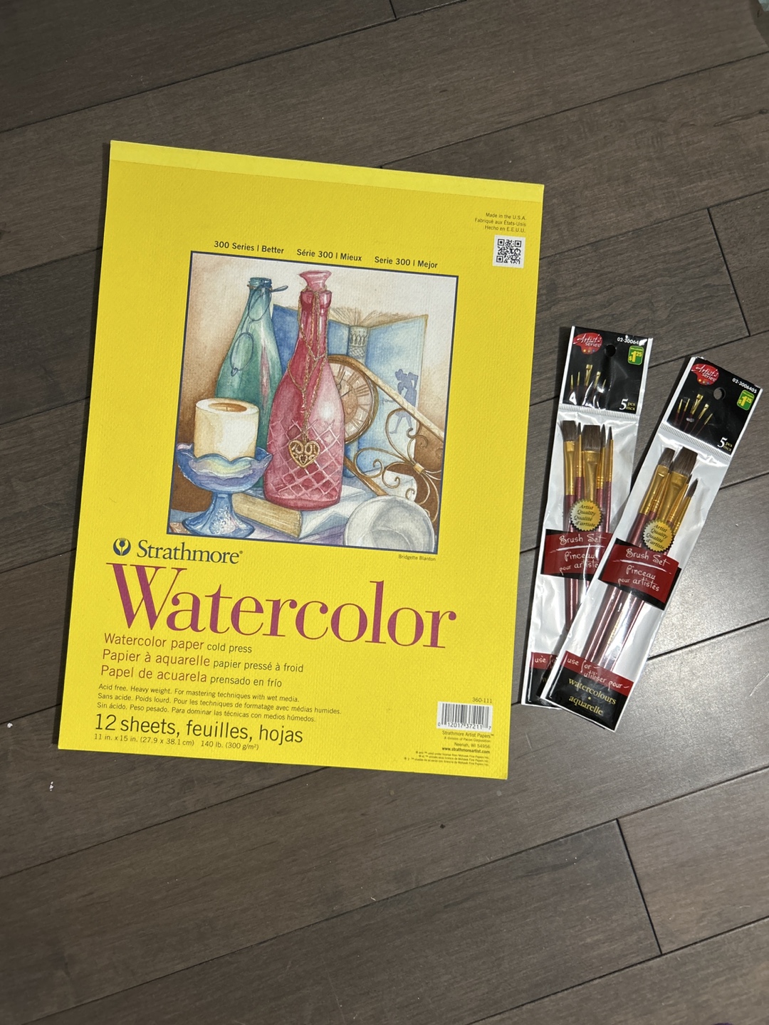 Strathmore Watercolor Paper & Artist's Loft Brushes - photo 5