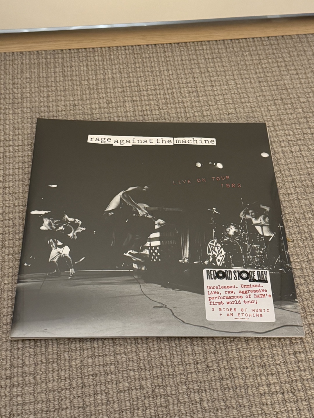 RAGE AGAINST THE MACHINE-LIVE ON TOUR 1993 RSD 2025