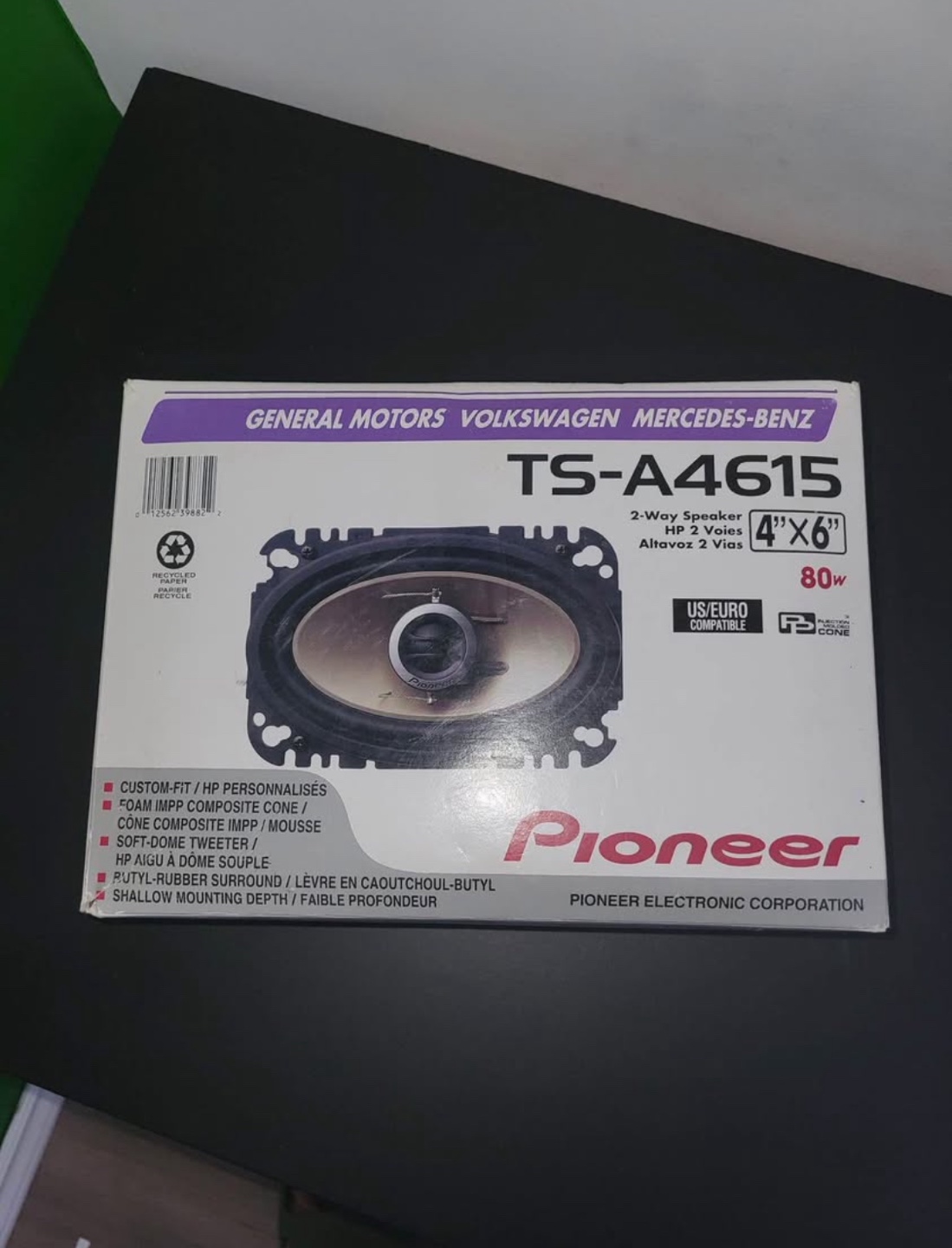 Pioneer TS-A4615 2-Way 4"x6" Car Speakers