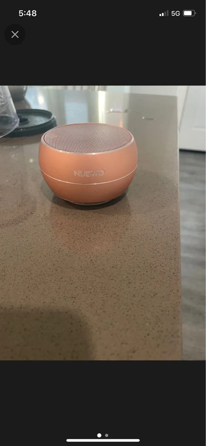 Portable Bluetooth Speaker - Rose Gold thumbnail