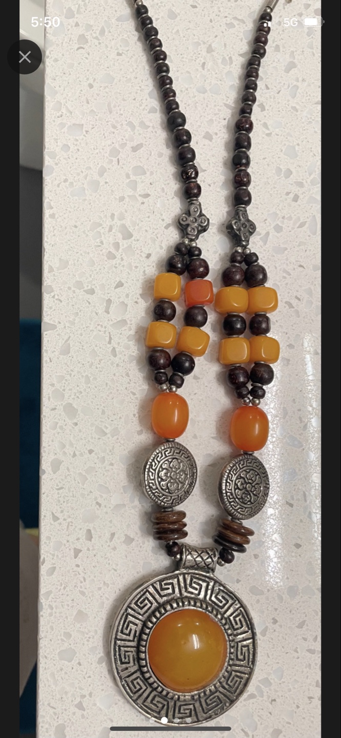 Bohemian Beaded Necklace and Bracelet Set