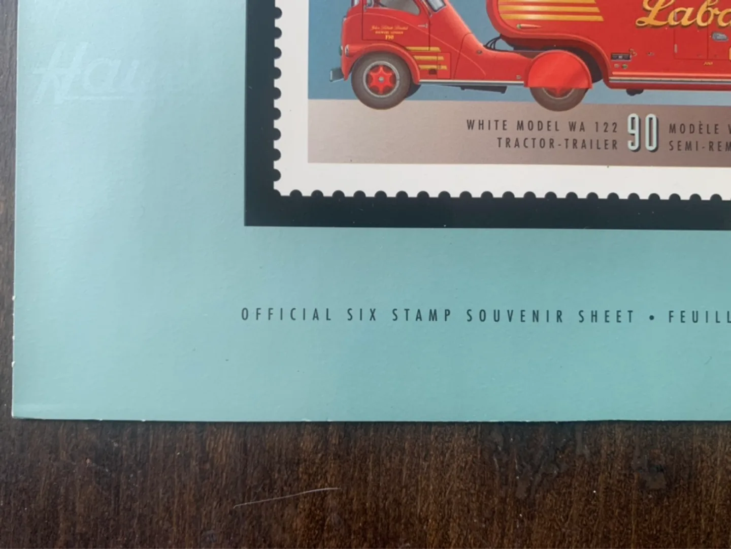 💚 NEW 1996 Historic Land Vehicles Stamp Souvenir Sheet image indicator(4)