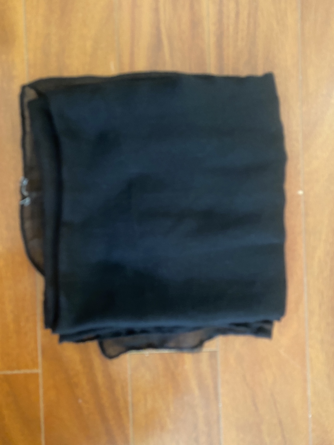 Black Sheer Scarf