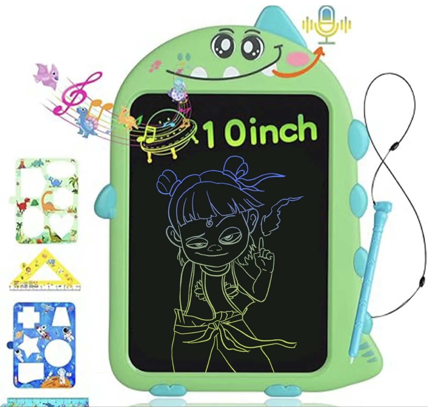 Kids LCD Writing Tablet Dinosaur Design