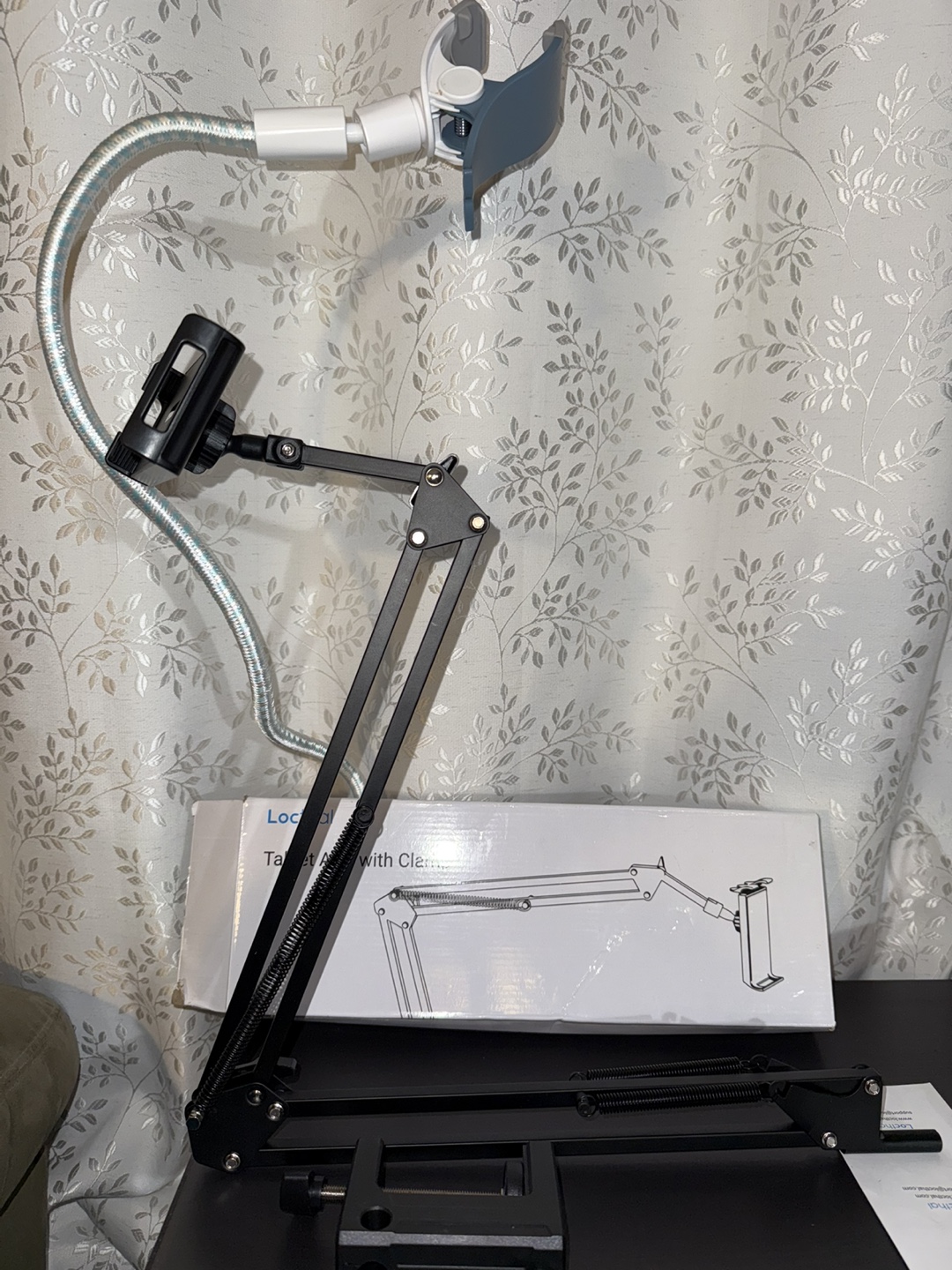 Locthal Tablet Arm with Clamp - Phone and Tablet Holder
