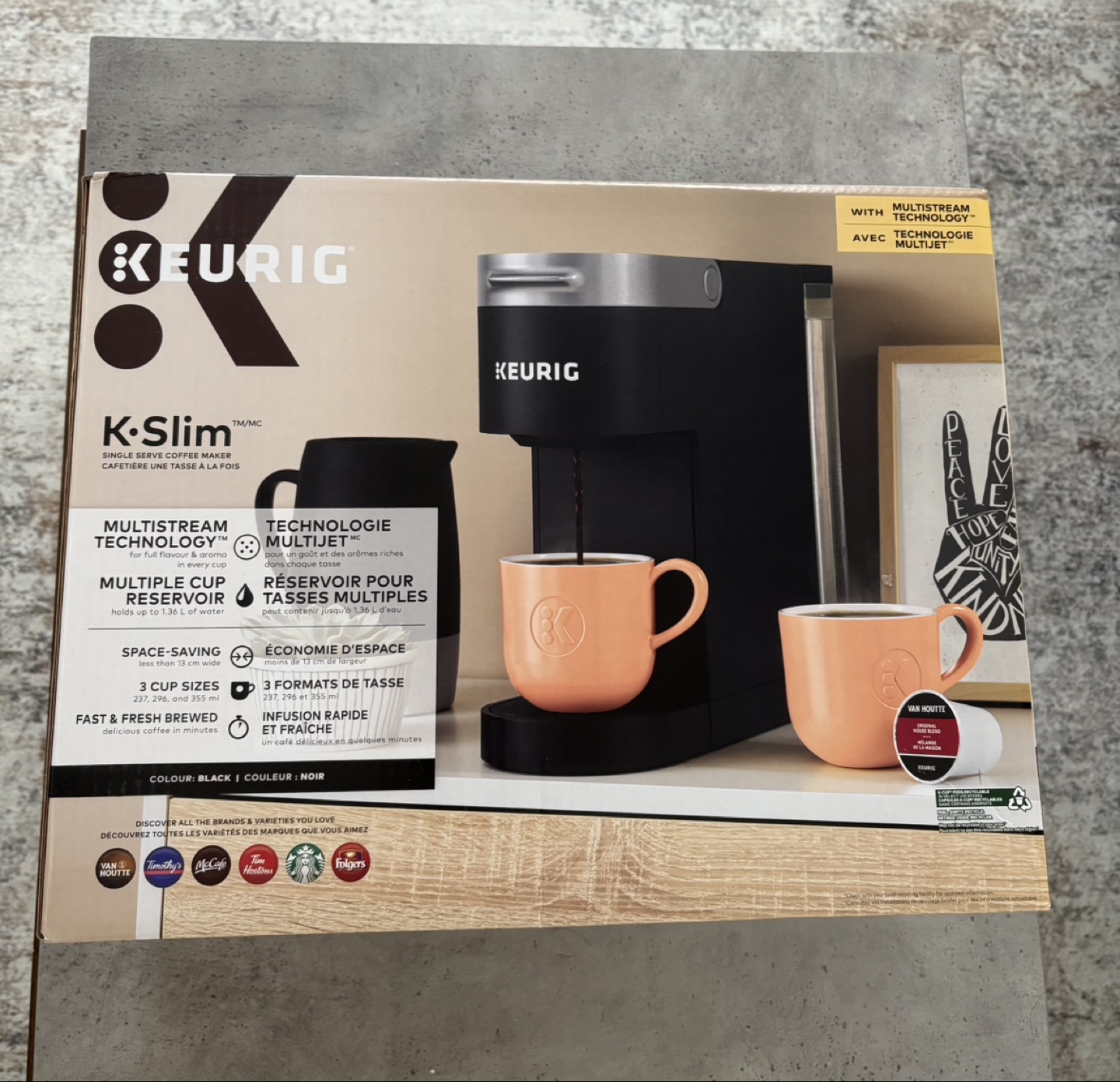 Keurig K-Slim Single Serve Coffee Maker - Black