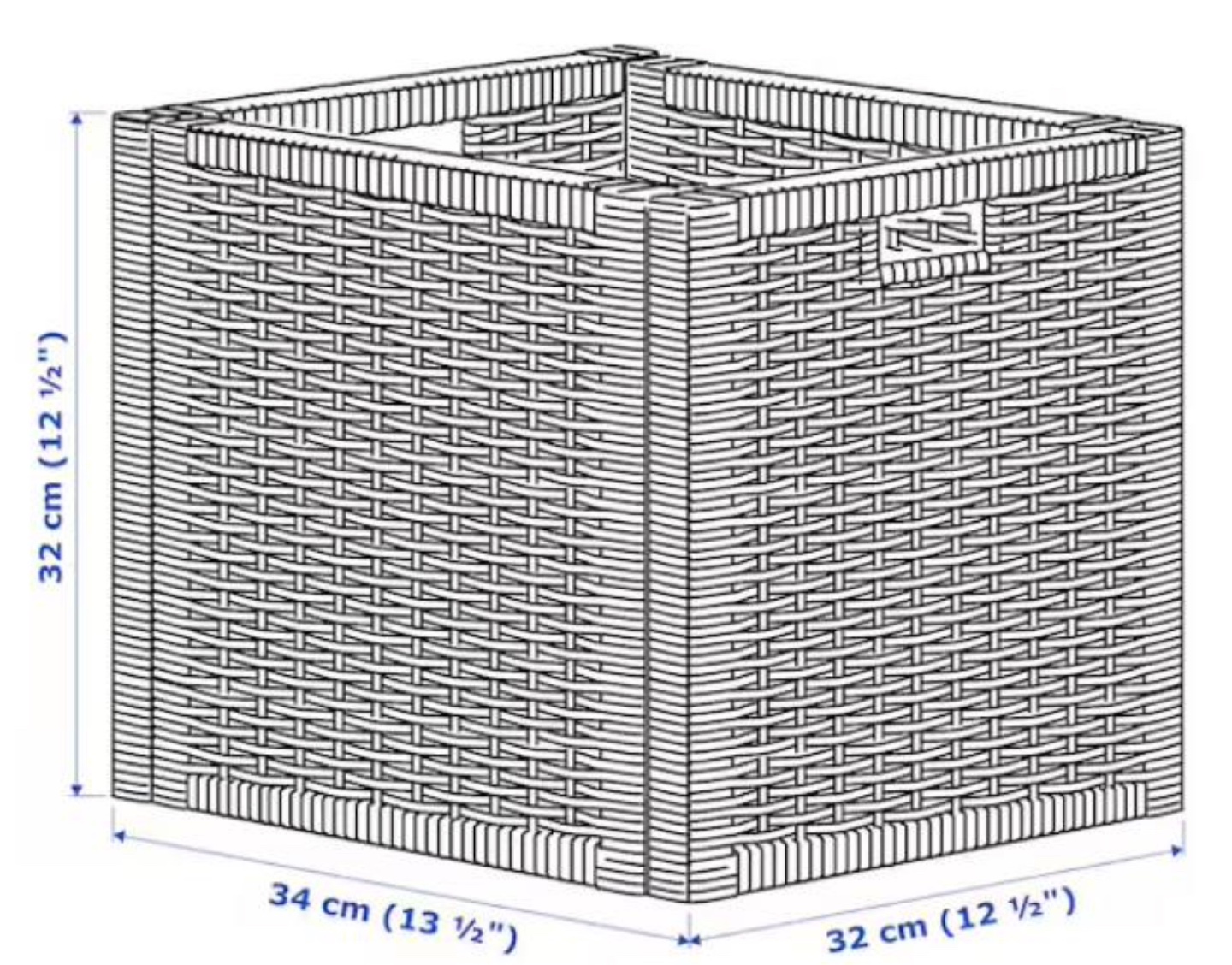 Handwoven Rattan Storage Box - photo 5